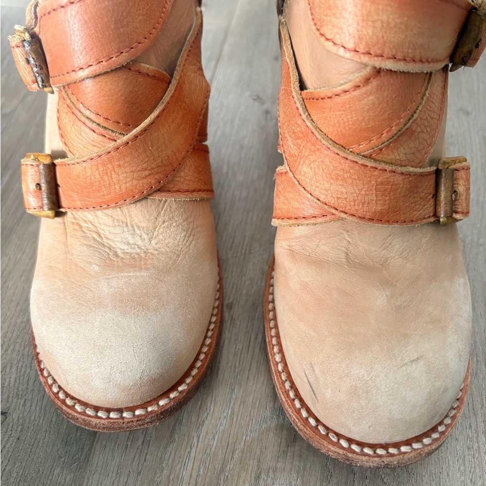 Freebird by Steven Hustle leather ankle boot womens 6 - Picture 5 of 7